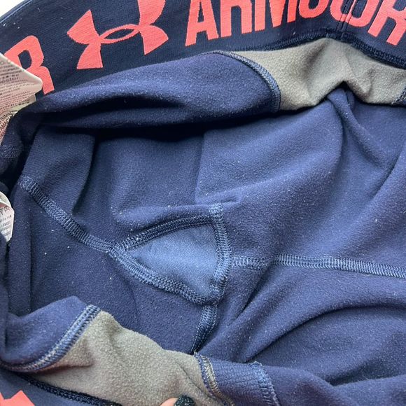 Under Armour Women's XL Blue ColdGear Compression Athletic Leggings Full Length - Picture 6 of 9